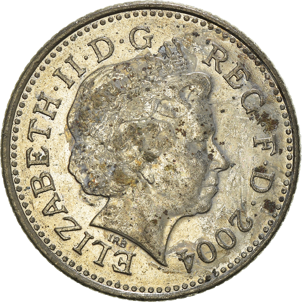 Moneda, Gran Bretaña, 10 Pence, 2004