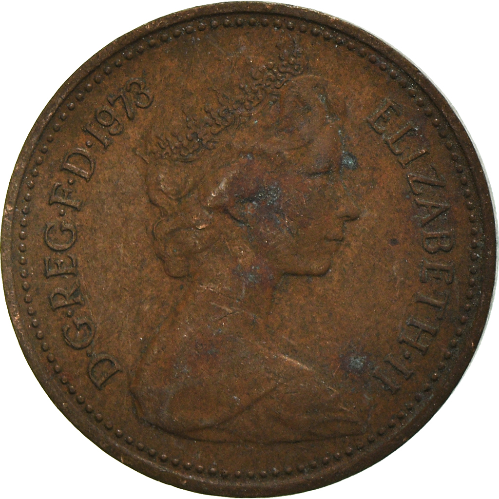 Moneda, Gran Bretaña, New Penny, 1973