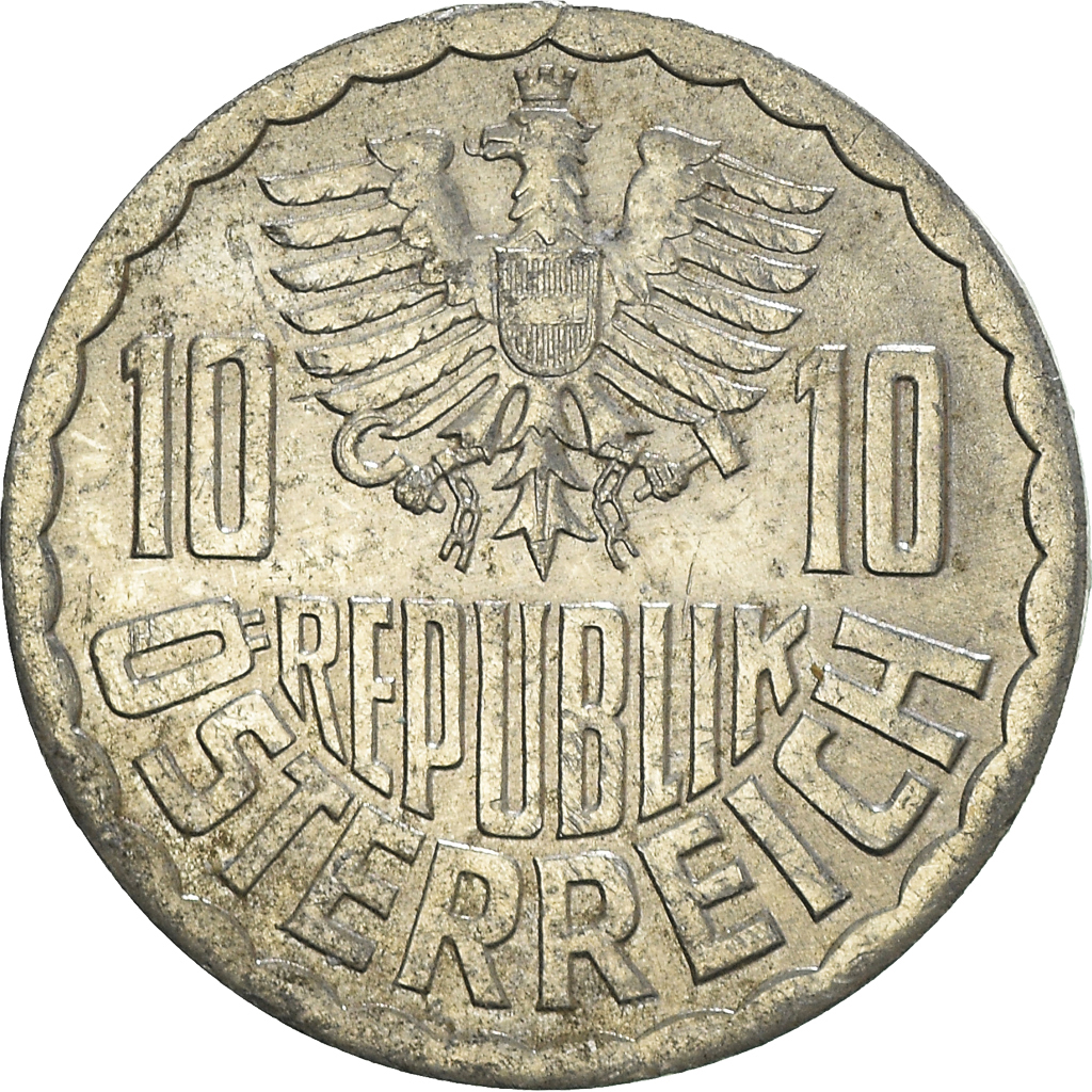 Moneda, Austria, 10 Groschen, 1992