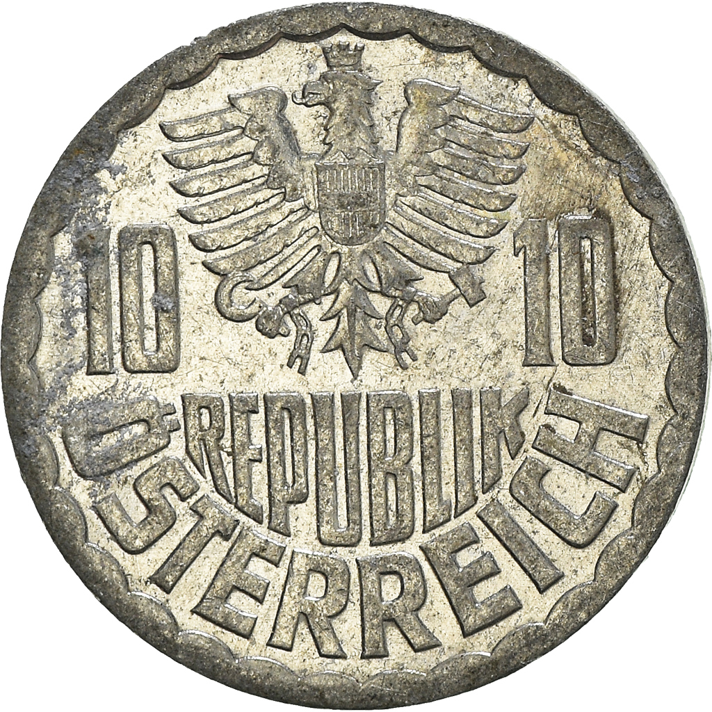 Moneda, Austria, 10 Groschen, 1982