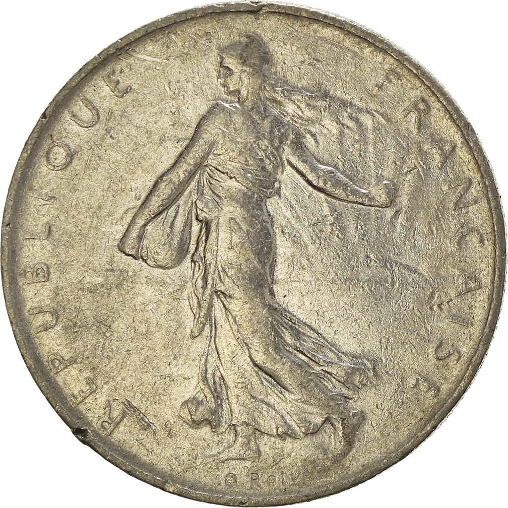 Moneda, Francia, Franc, 1969
