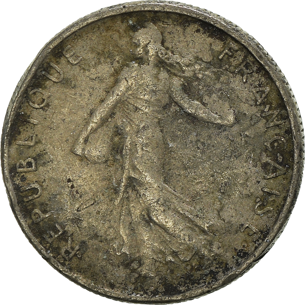 Moneda, Francia, 1/2 Franc, 1971