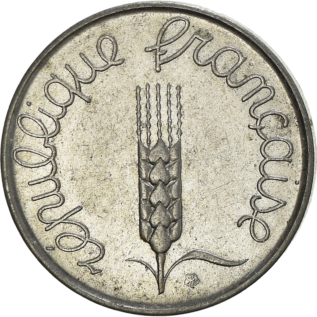 Moneda, Francia, 5 Centimes, 1962