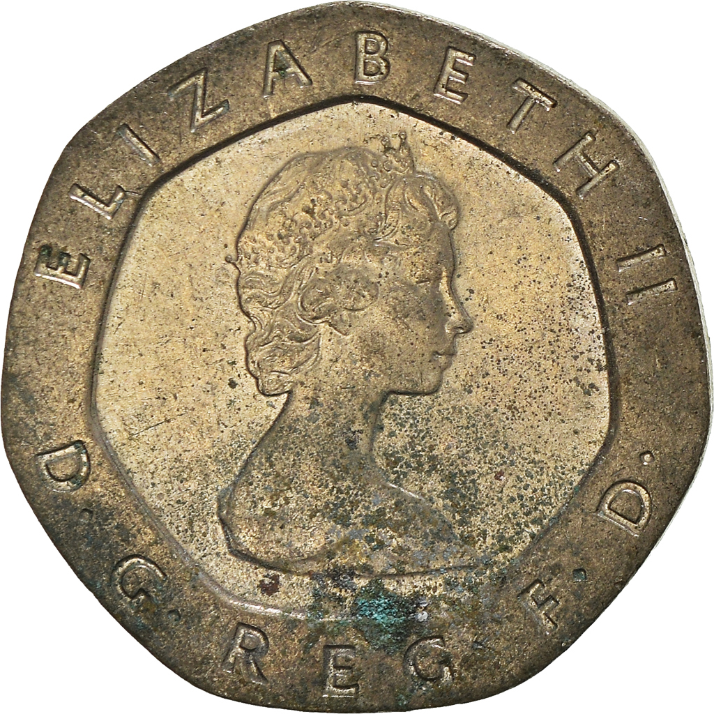 Moneda, Gran Bretaña, 20 Pence, 1982
