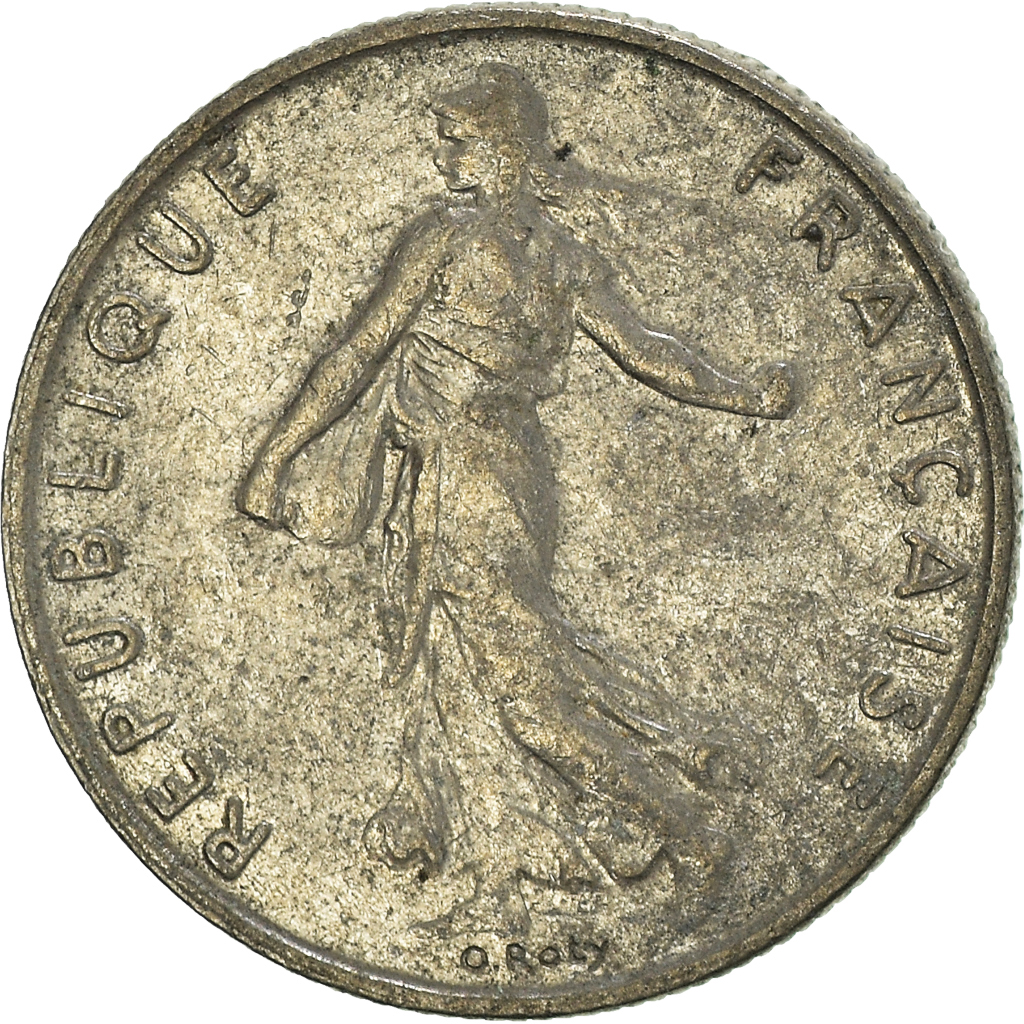 Moneda, Francia, 1/2 Franc, 1997