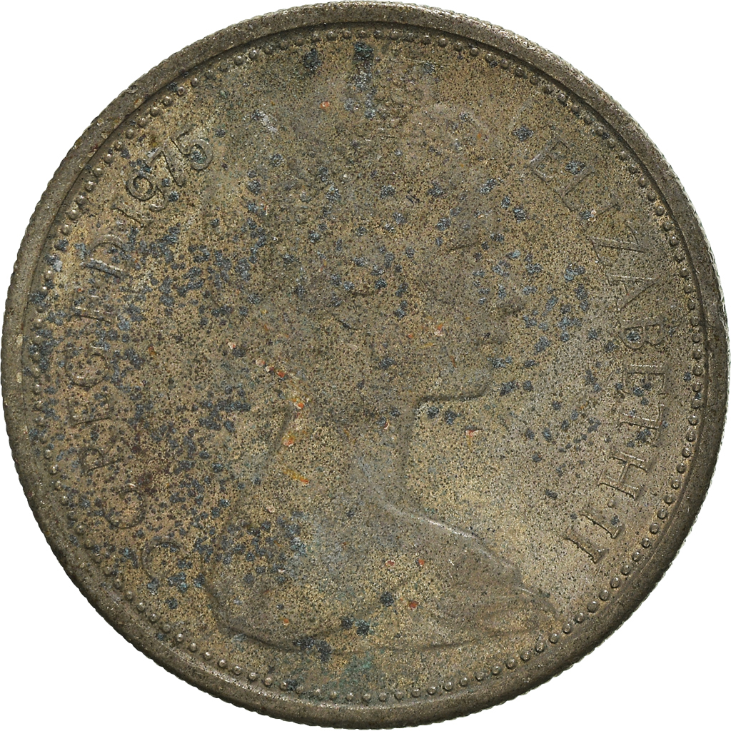 Moneda, Gran Bretaña, 5 New Pence, 1975