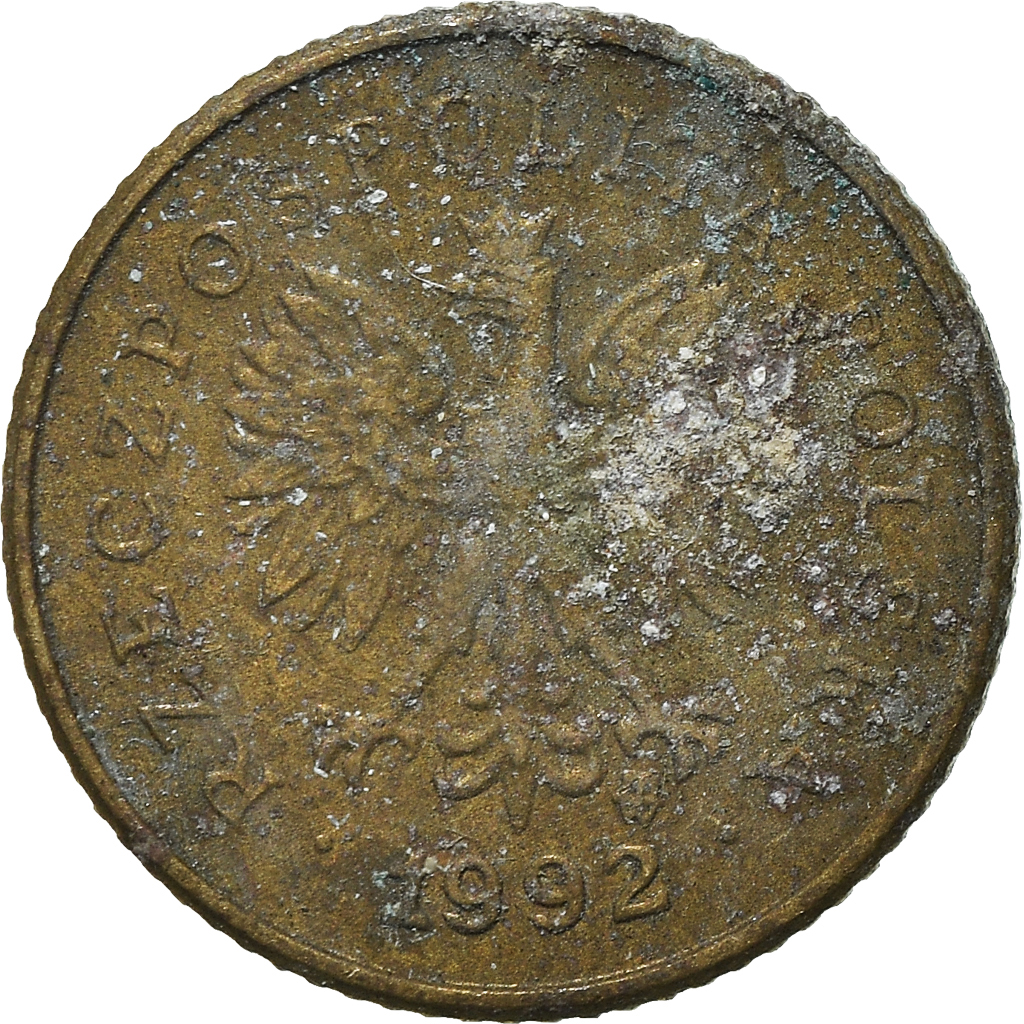 Moneda, Polonia, Grosz, 1992