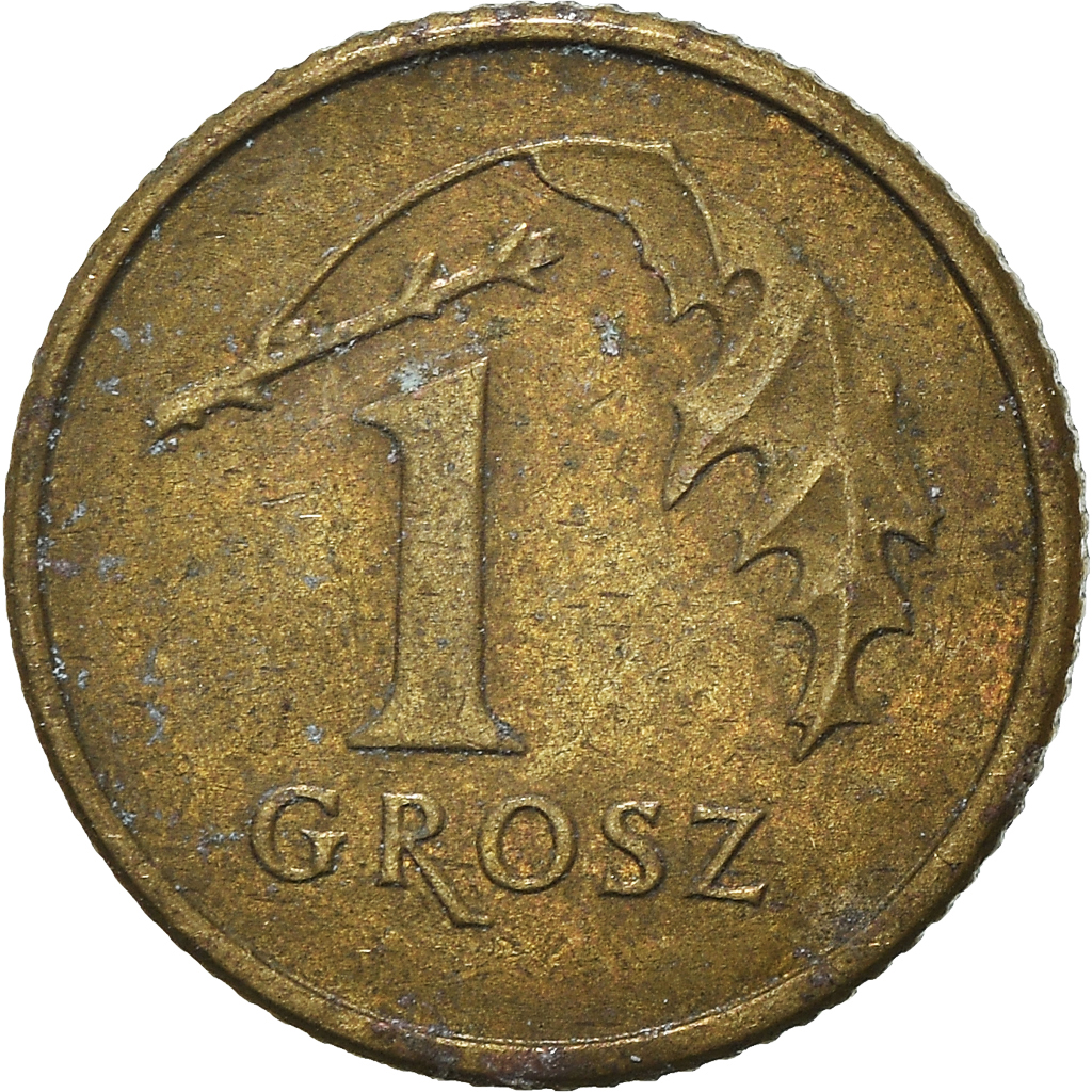 Moneda, Polonia, Grosz, 1992