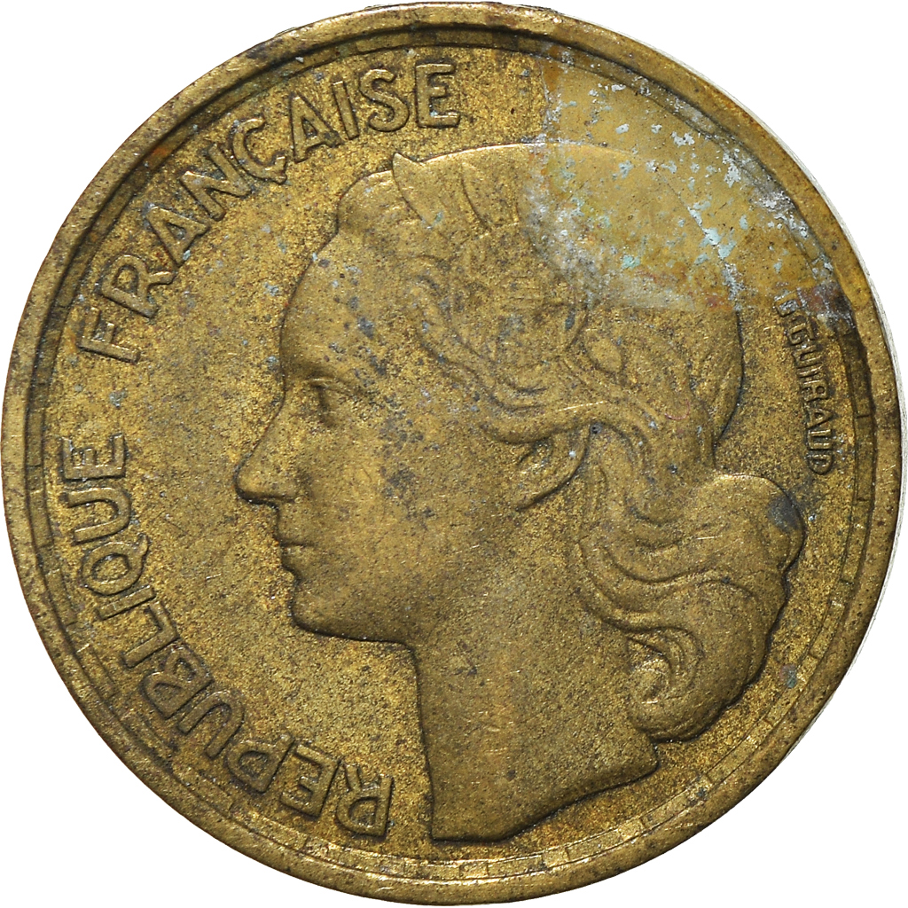 Moneda, Francia, 10 Francs, 1955