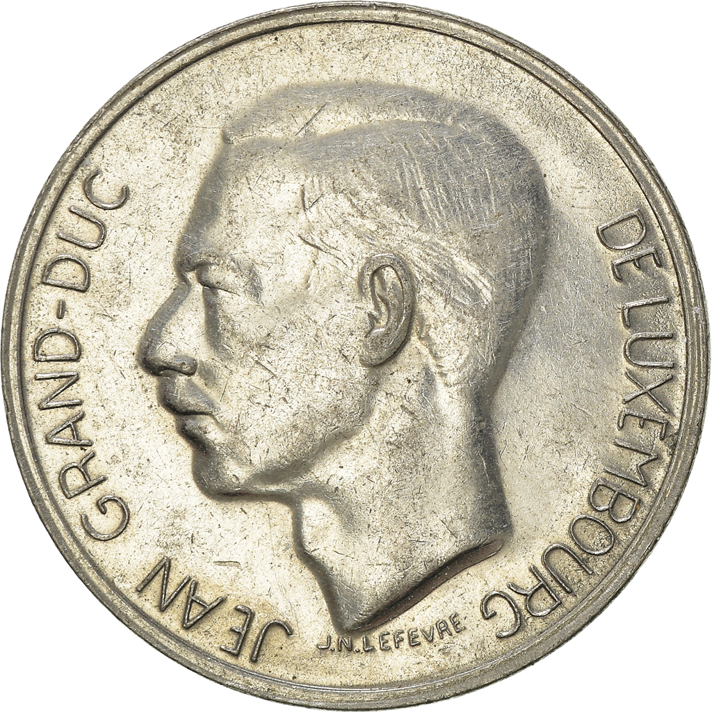 Moneda, Luxemburgo, 10 Francs, 1972