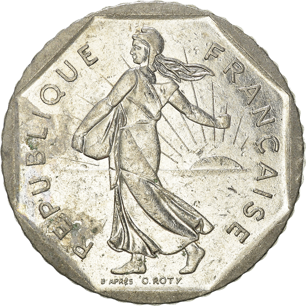 Moneda, Francia, 2 Francs, 1982