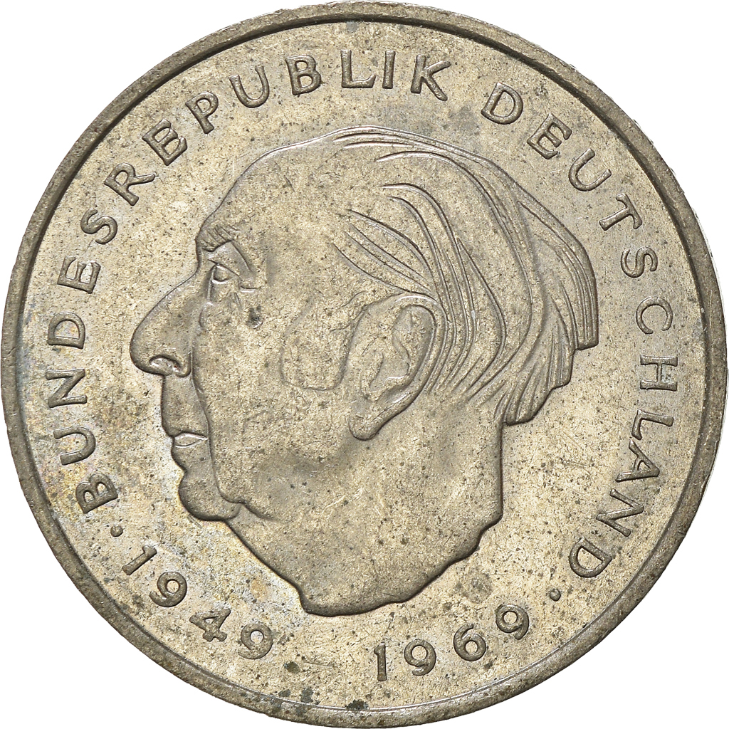 Coin, GERMANY - FEDERAL REPUBLIC, 2 Mark, 1969