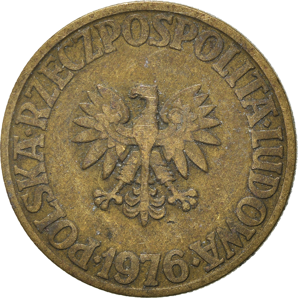 Moneda, Polonia, 5 Zlotych, 1976