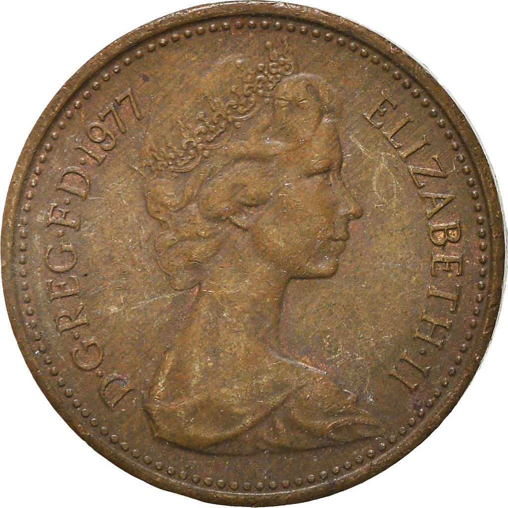 Moneda, Gran Bretaña, New Penny, 1977