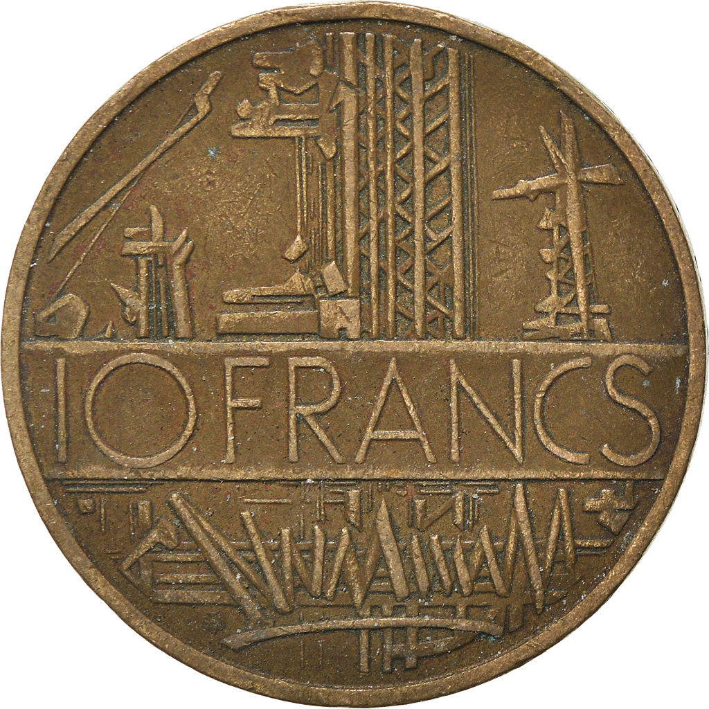 Moneda, Francia, 10 Francs, 1979
