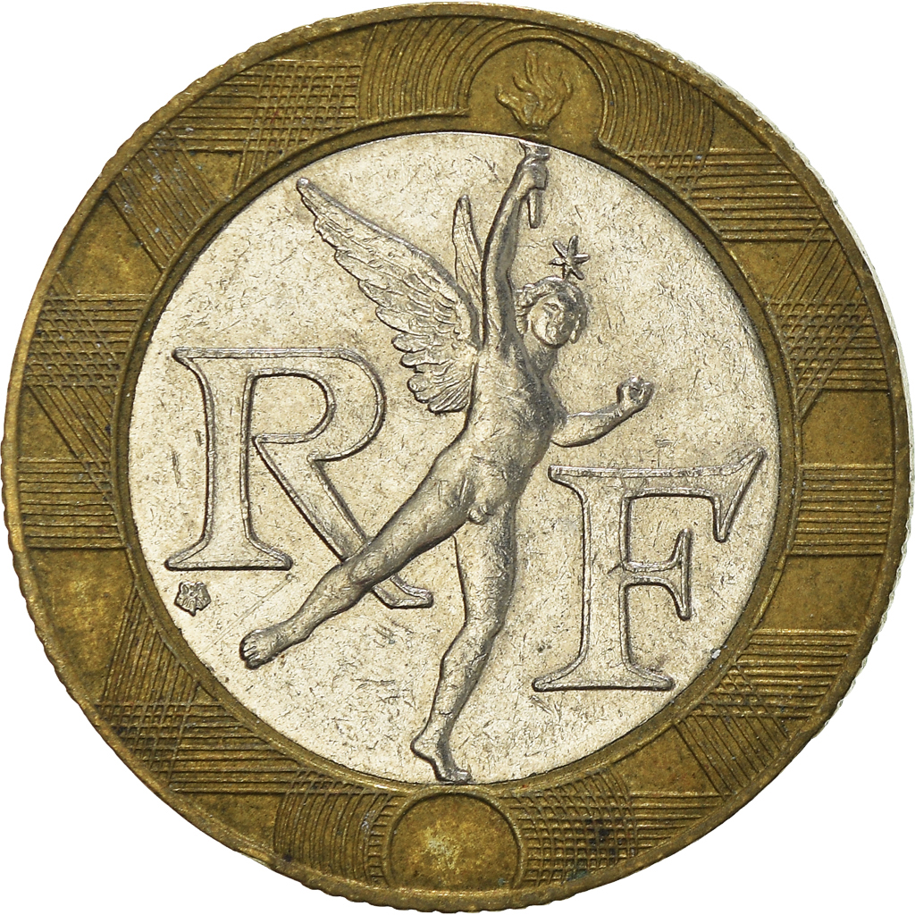 Moneda, Francia, 10 Francs, 1991