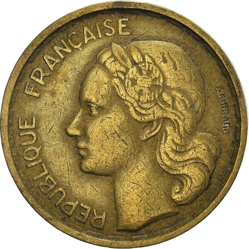 [#969599] Monnaie, France, 10 Francs, 1951