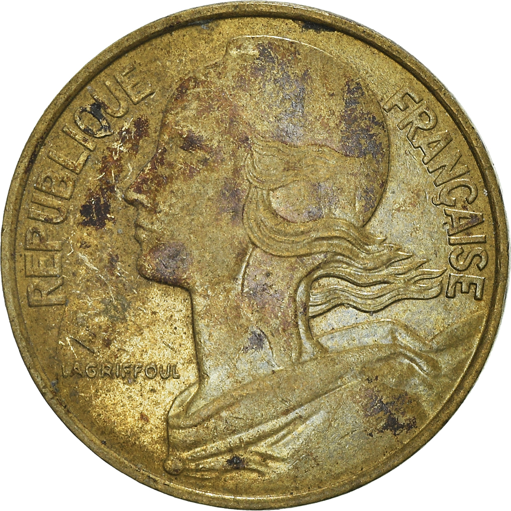 Moneda, Francia, 10 Centimes, 1991