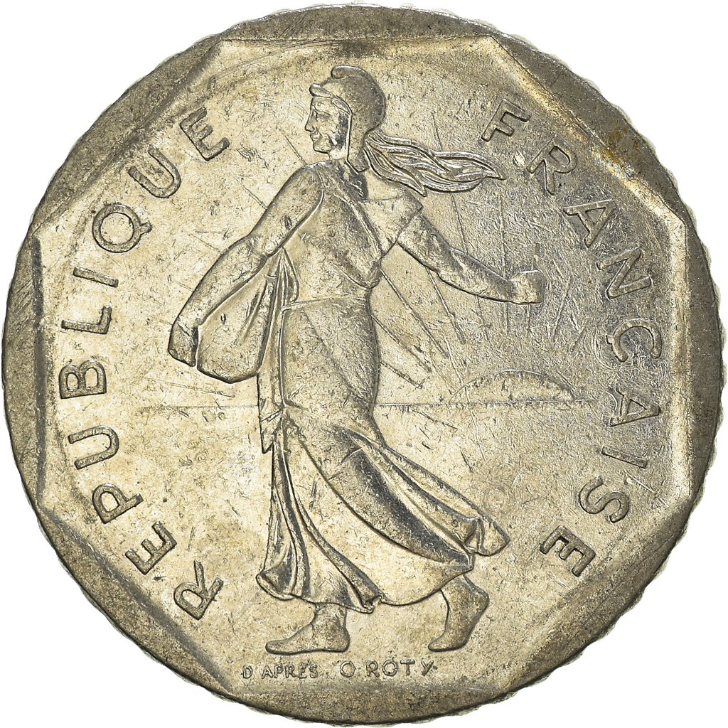 Moneda, Francia, 2 Francs, 1983