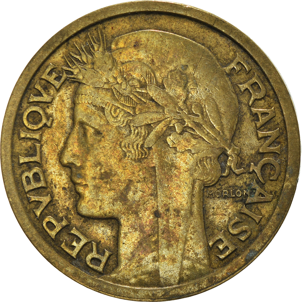 Moneda, Francia, 2 Francs, 1938