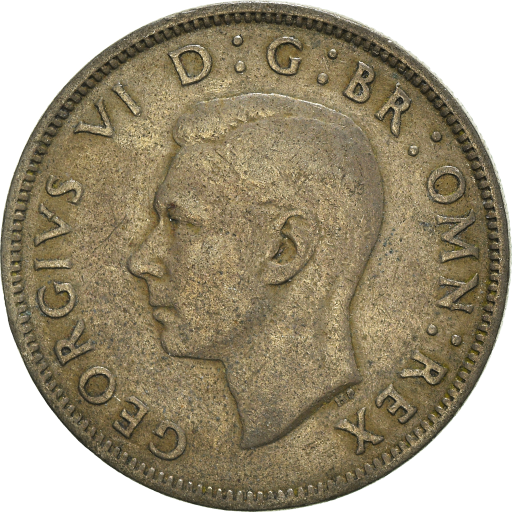 Moneda, Gran Bretaña, Florin, Two Shillings, 1948