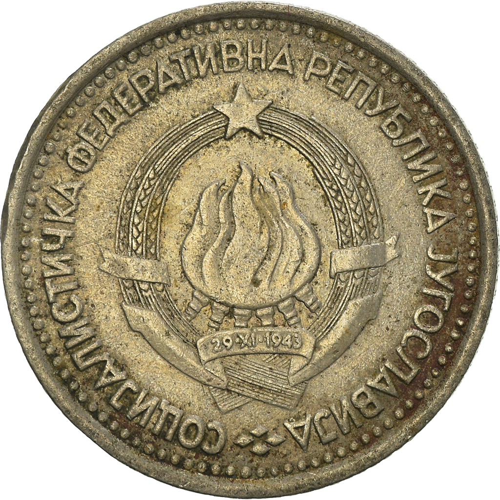 Moneda, Yugoslavia, Dinar, 1965