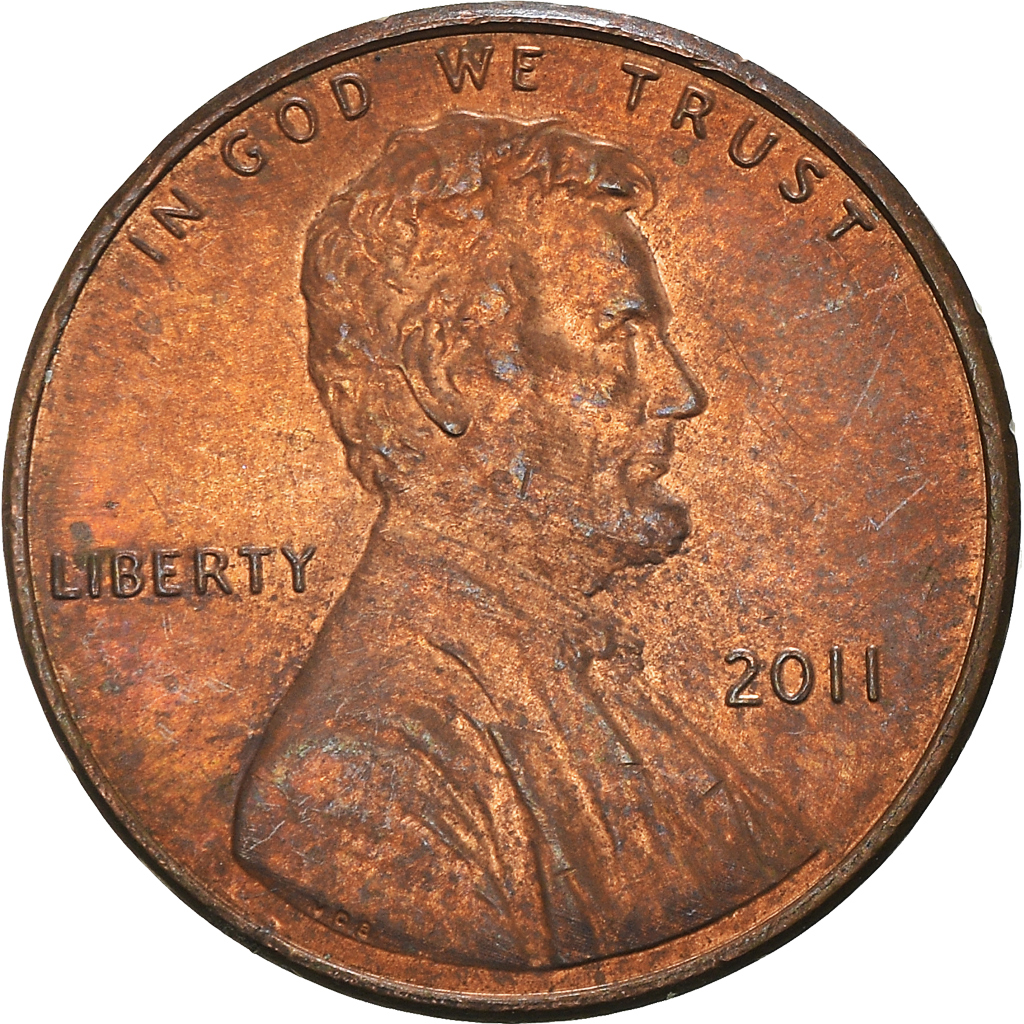 Moneda, Estados Unidos, Cent, 2011