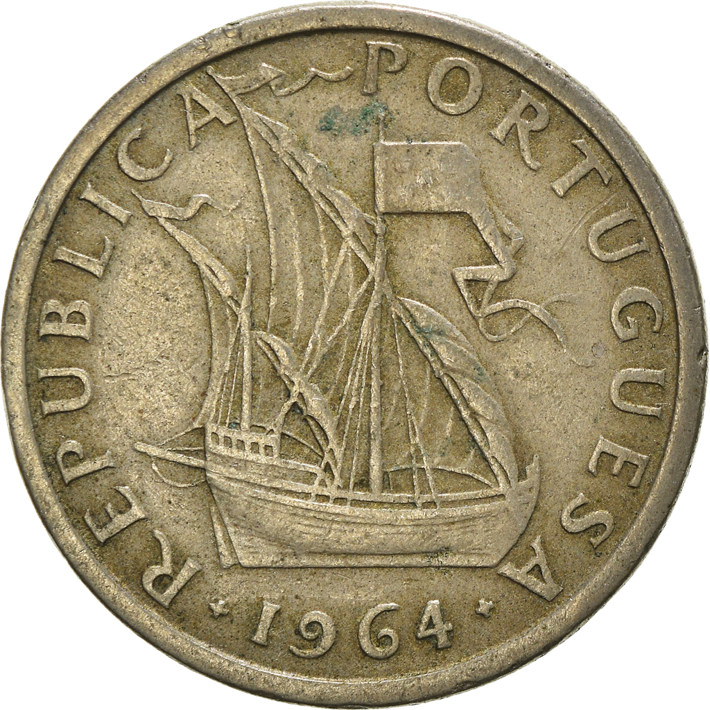 Moneda, Portugal, 5 Escudos, 1964