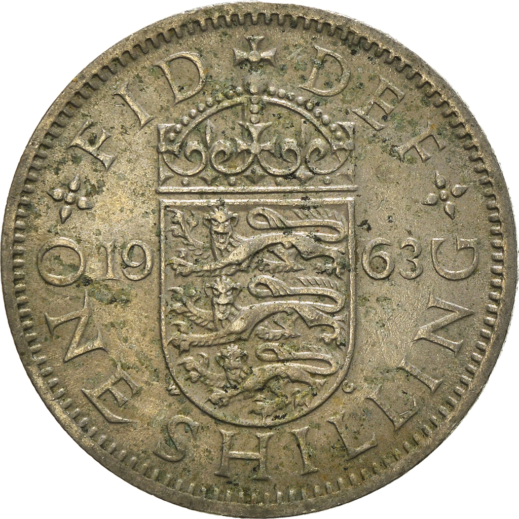 Moneda, Gran Bretaña, Shilling, 1963