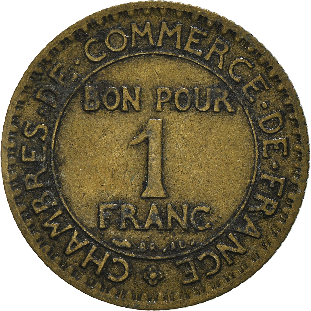 Moneda, Francia, Franc, 1925