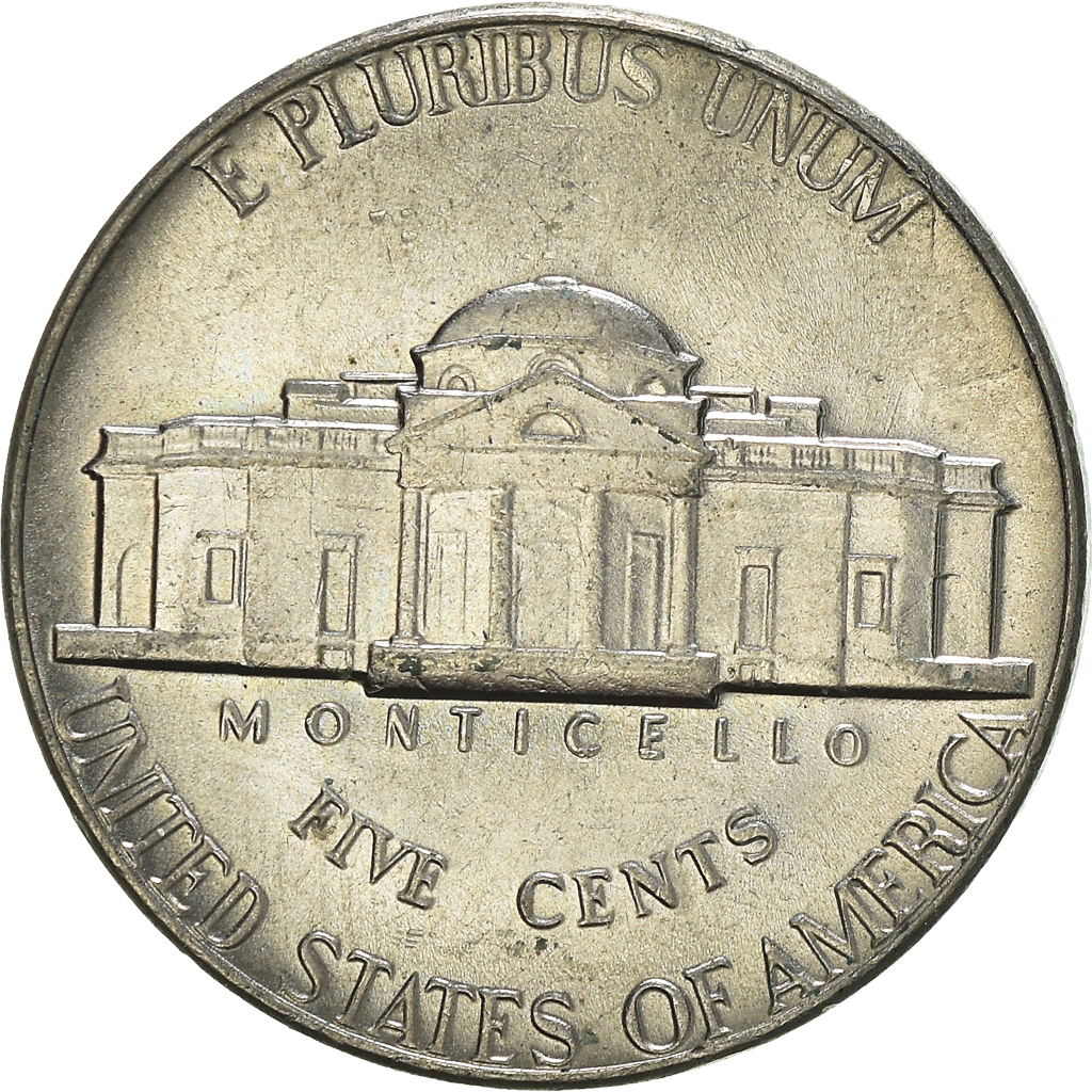 Moneda, Estados Unidos, 5 Cents, 1976
