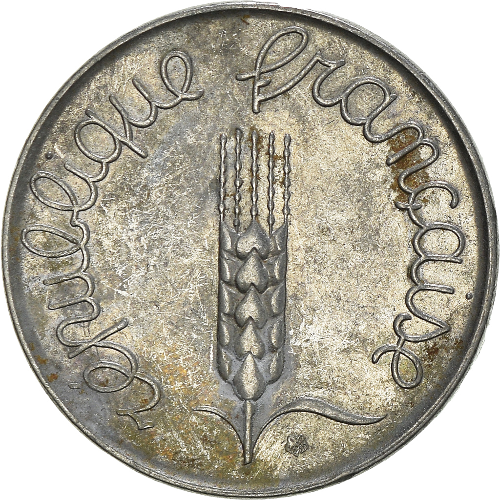 Moneda, Francia, 5 Centimes, 1962