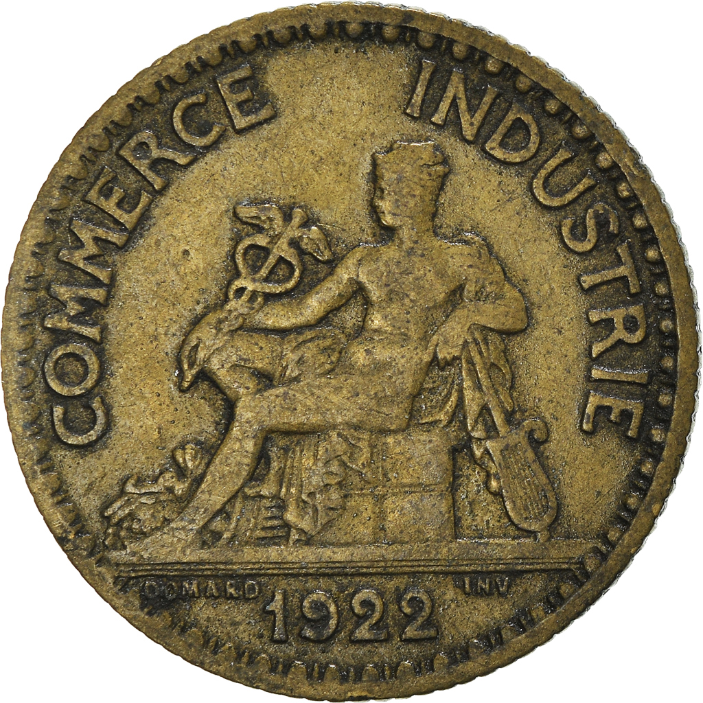 Moneda, Francia, Franc, 1922