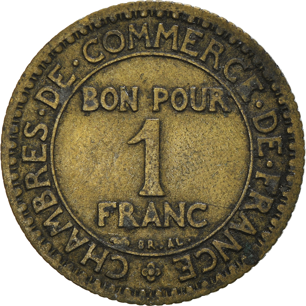 Moneda, Francia, Franc, 1922