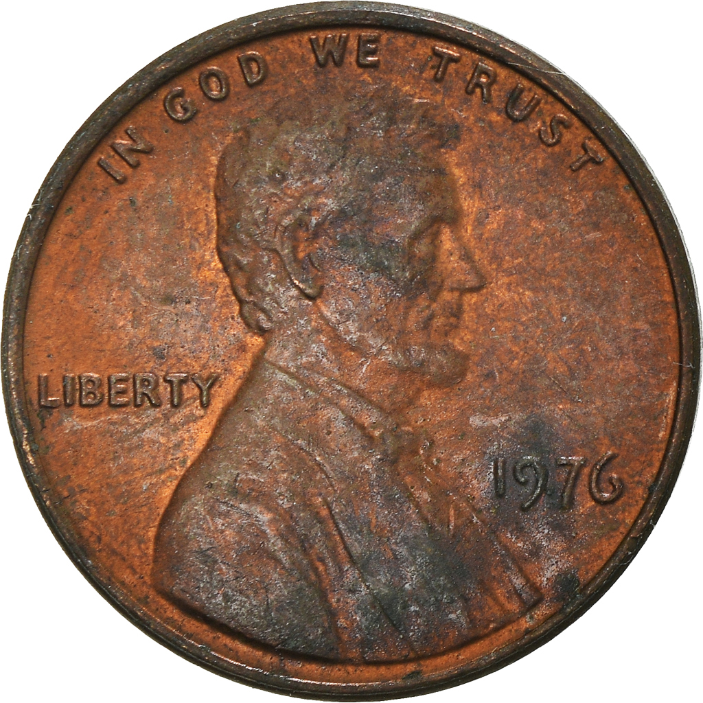 Moneda, Estados Unidos, Cent, 1976
