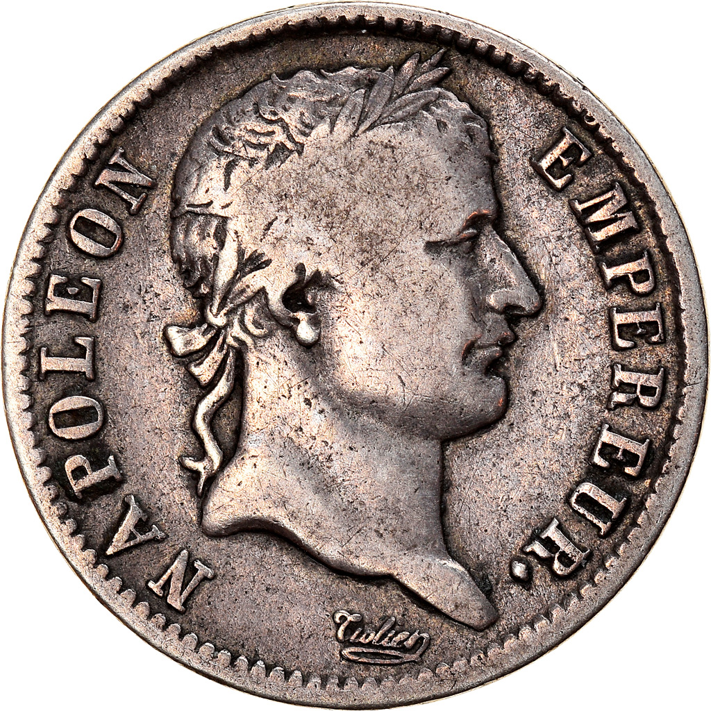 Coin, France, Napoléon I, Franc, 1808, Nantes, , Silver, KM:682.12