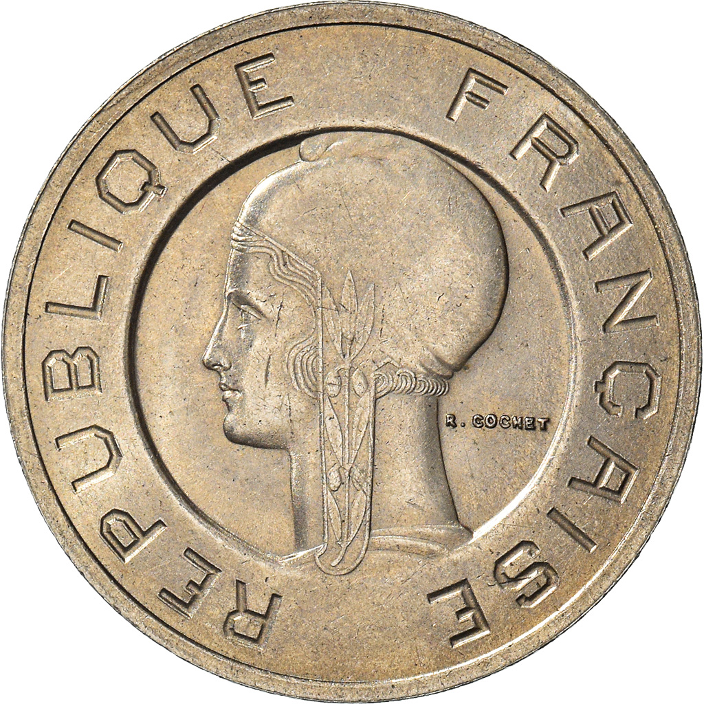 Coin, France, Concours de Cochet, 5 Francs, 1933, ESSAI, , Nickel