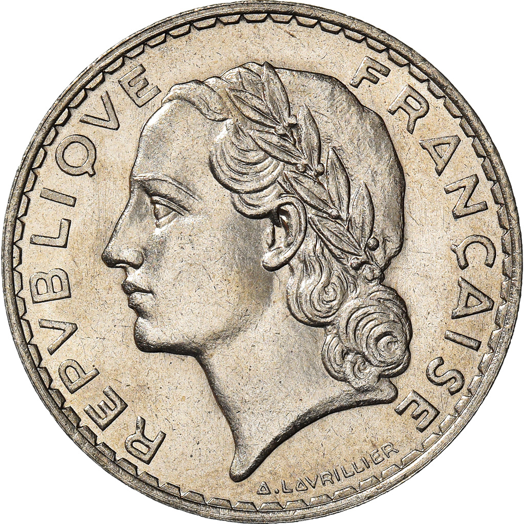 Coin, France, Lavrillier, 5 Francs, 1933, ESSAI, , Nickel, KM:E65