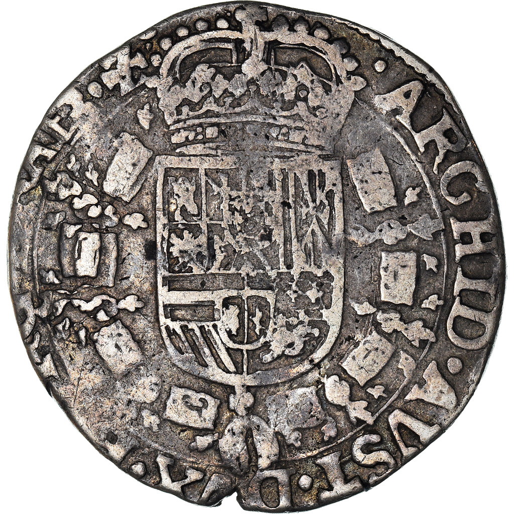 Coin, Spanish Netherlands, BRABANT, Philip IV, 1/2 Patagon, 1625, Maastricht