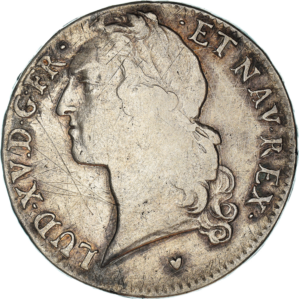 Coin, France, Louis XV, Écu au bandeau, Ecu, 1745, Tours, , Silver
