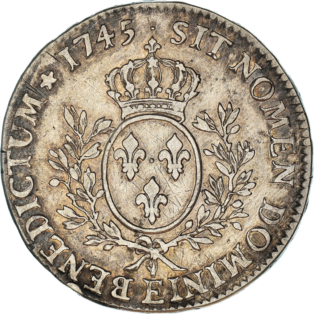Coin, France, Louis XV, Écu au bandeau, Ecu, 1745, Tours, , Silver