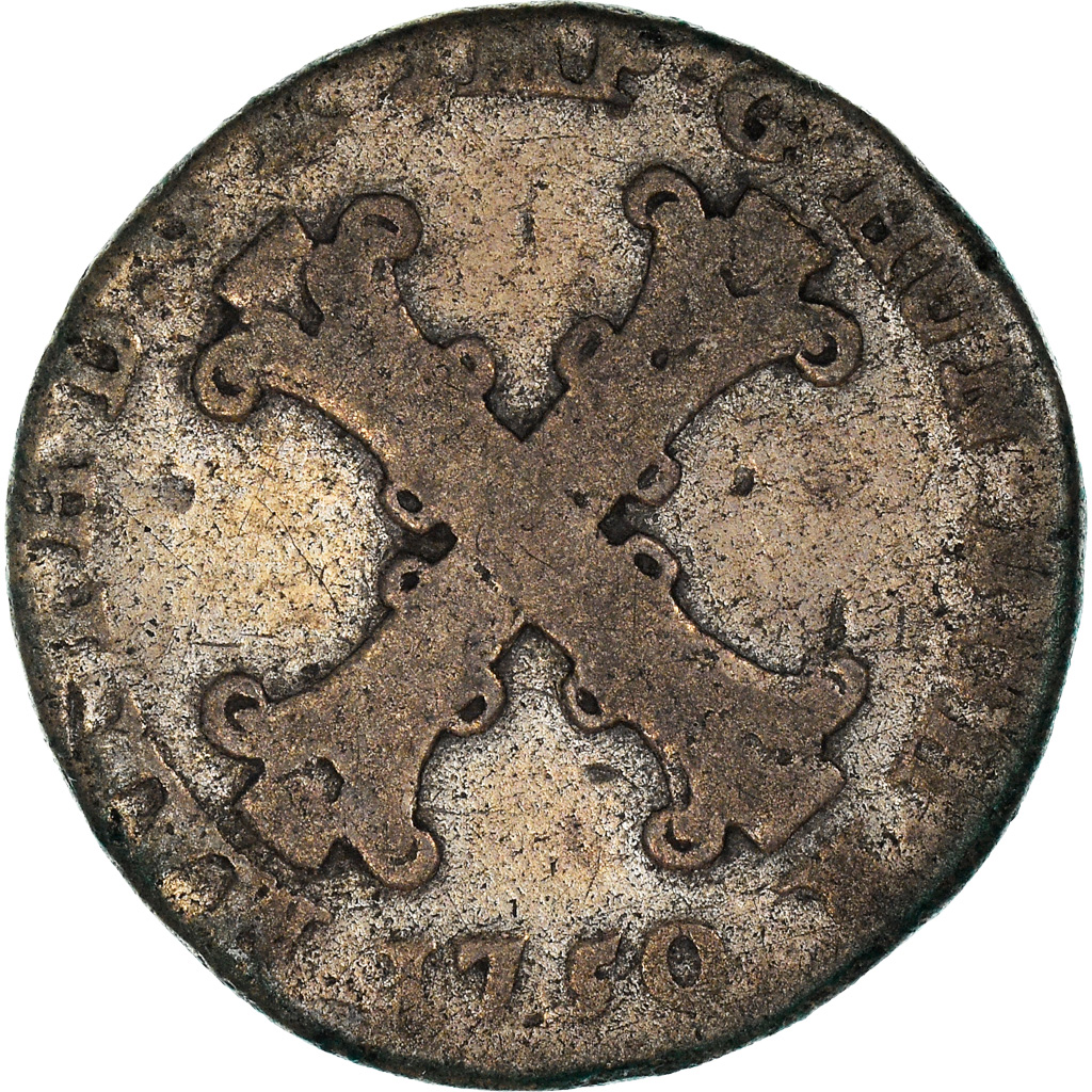 Coin, AUSTRIAN NETHERLANDS, Maria Theresa, 10 Liards, 10 Oorden, 1750, Antwerp