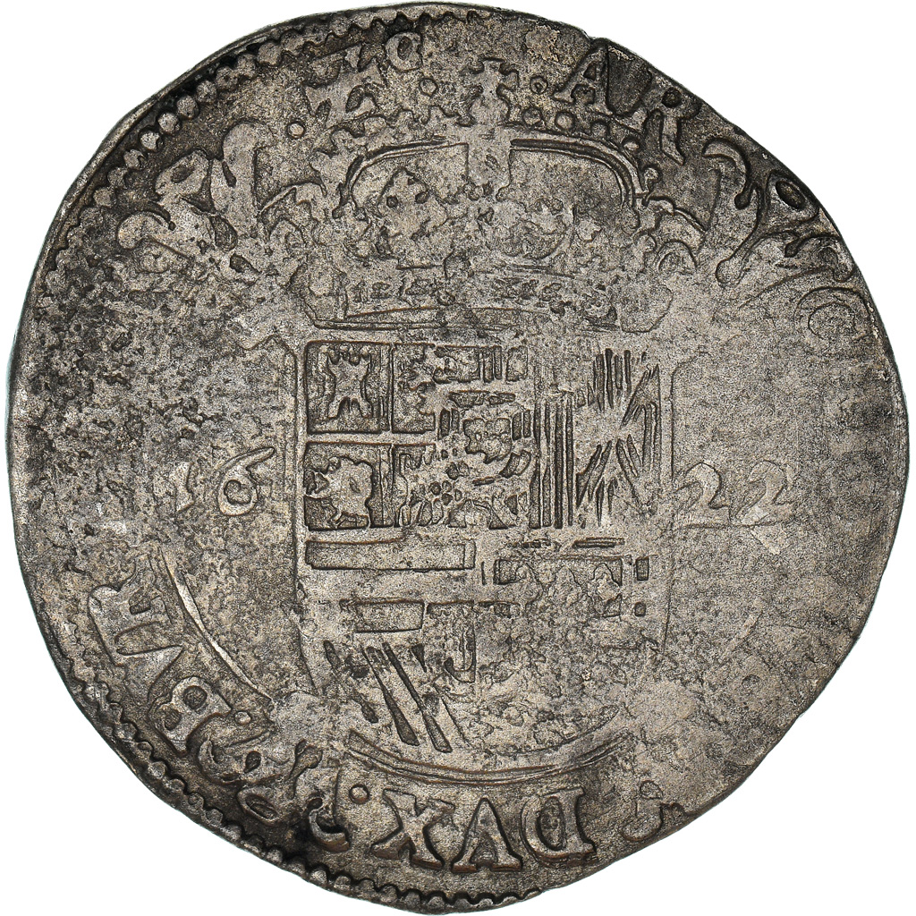 Coin, Spanish Netherlands, TOURNAI, Philip IV, Escalin, 6 Sols, 1622, Tournai