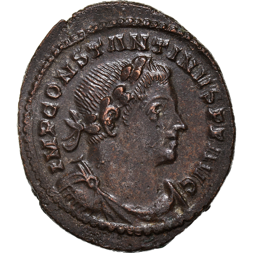 Coin, Constantine I, Follis, 310, London, MS, Copper, RIC:122