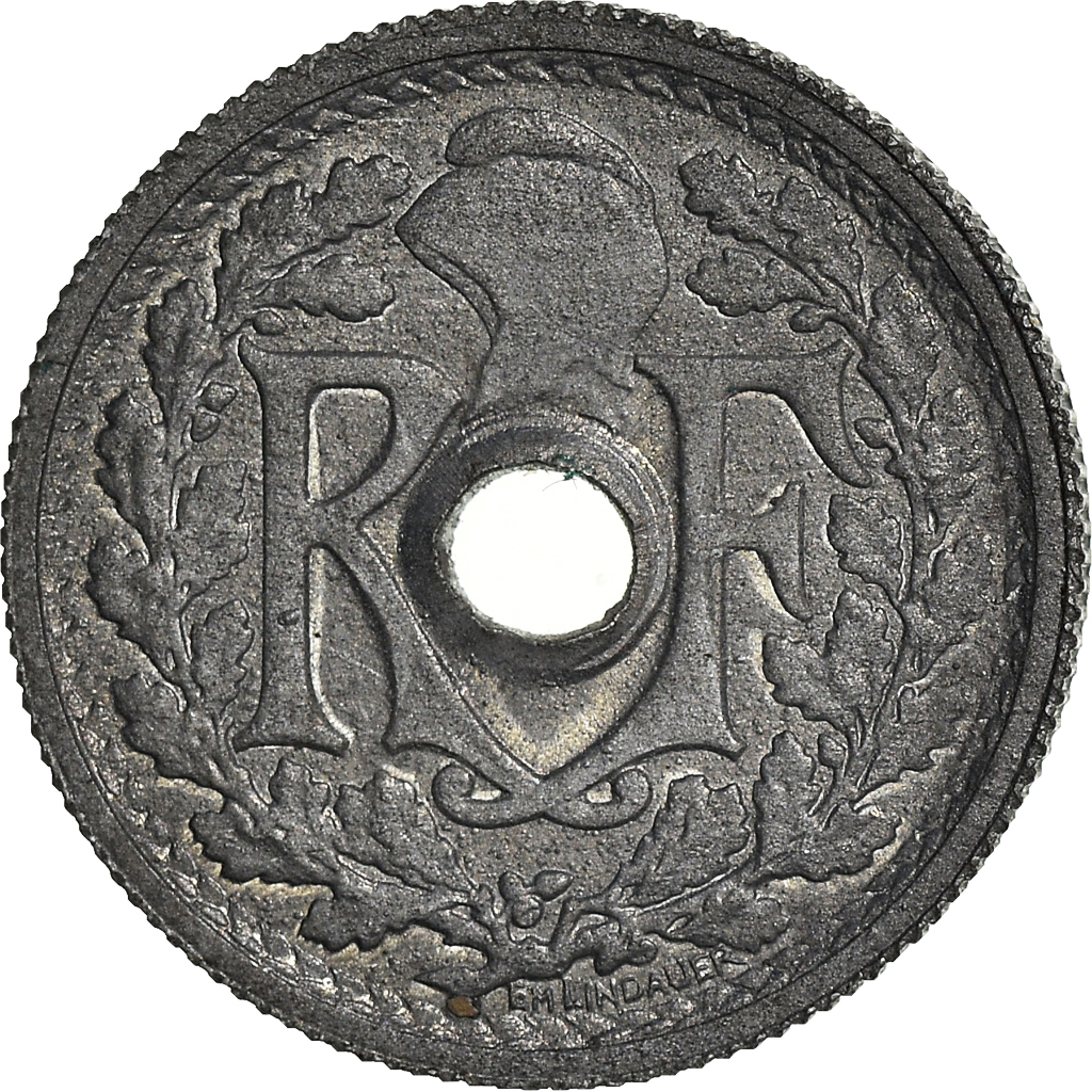 Coin, France, Lindauer, 10 Centimes, 1945, Castelsarrasin, , Zinc