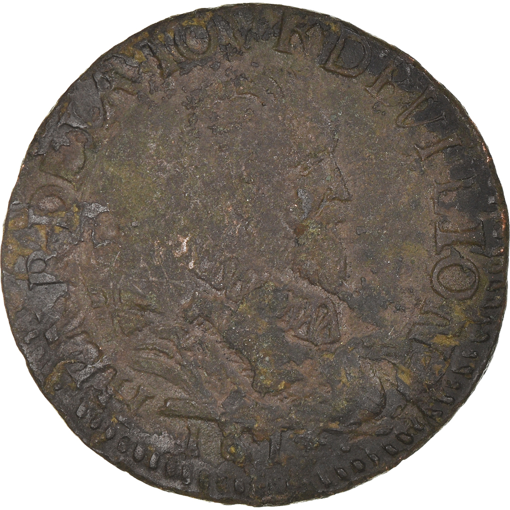 Coin, FRENCH STATES, Principauté de Sedan, Henri de la Tour d'Auvergne, Liard