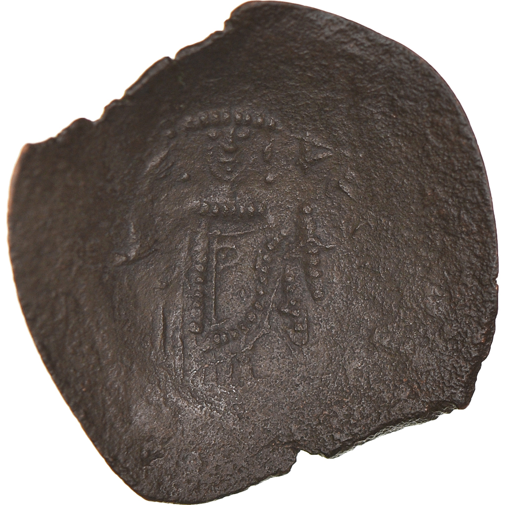 Coin, Isaac II Angelus, Aspron trachy, 1185-1195, Constantinople, 