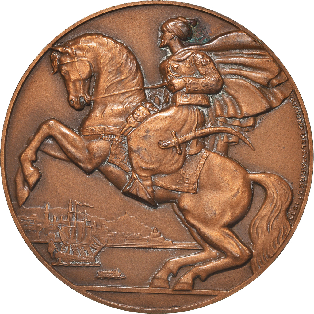 France, Medal, Compagnie Générale Transatlantique, Ville d'Alger, Shipping