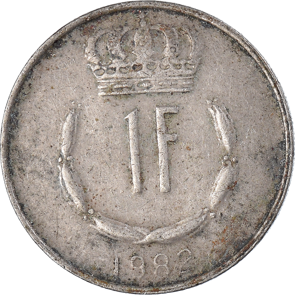Moneda, Luxemburgo, Franc, 1982