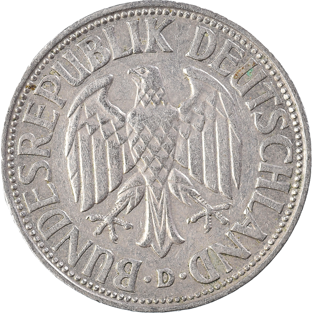 Coin, GERMANY - FEDERAL REPUBLIC, Mark, 1958